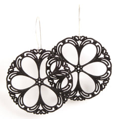 Flower Bomb disc earrings