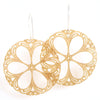 Flower Bomb disc earrings