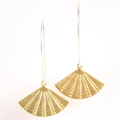 Cutesy Deco Fan earrings