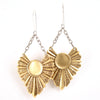 Gilded Shield earrings
