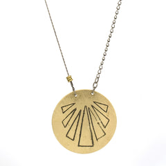 Geometric Burst necklace